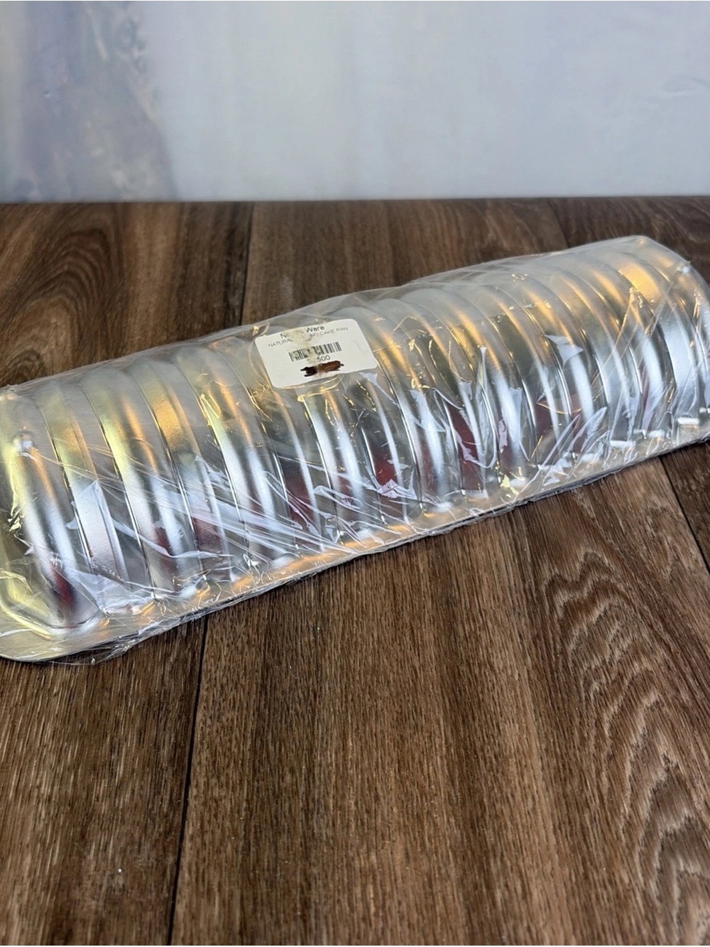 Nordic Ware Cinnamon Bread & Almond Loaf Pan Made in USA Silver Tone